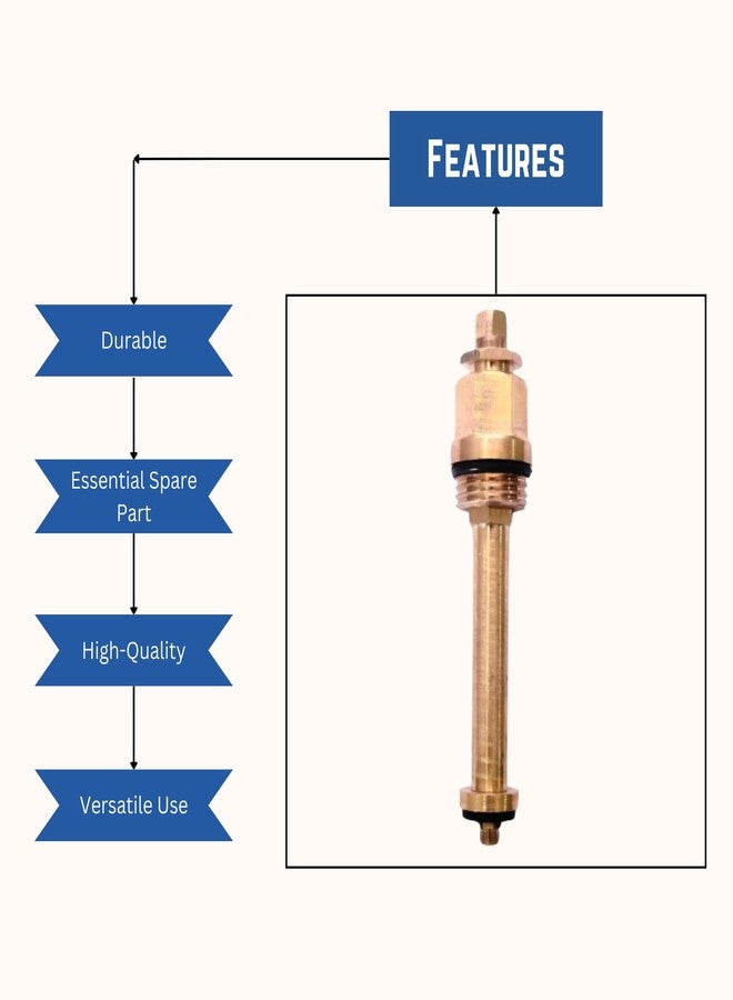 NEW WARE قرص استبدال داخلي جديد لمحور صنبور جاكوار كونتيننتال | صمام ماء ساخن وبارد | محور 15 مم - Image 5